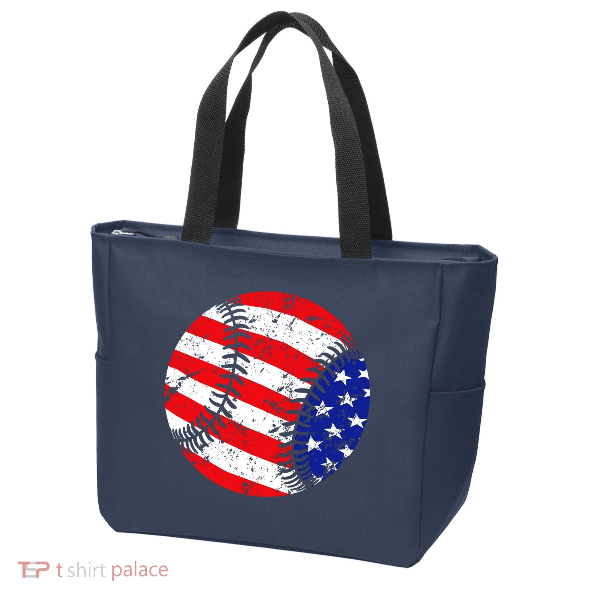 USA Baseball Tote Bag