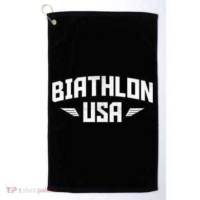USA Biathlon Arch Team Golf Towel