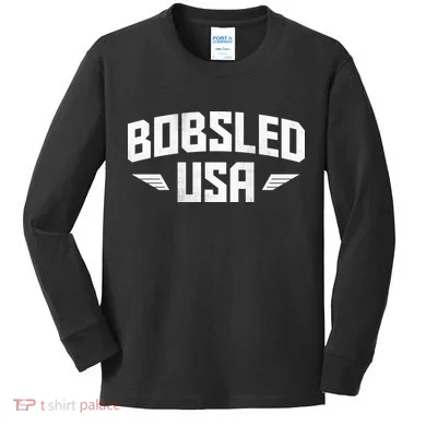 USA Bobsled Team Kids Long Sleeve Shirt