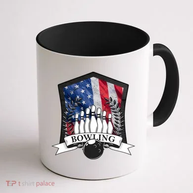 USA Bowling Team Coffee Mug back