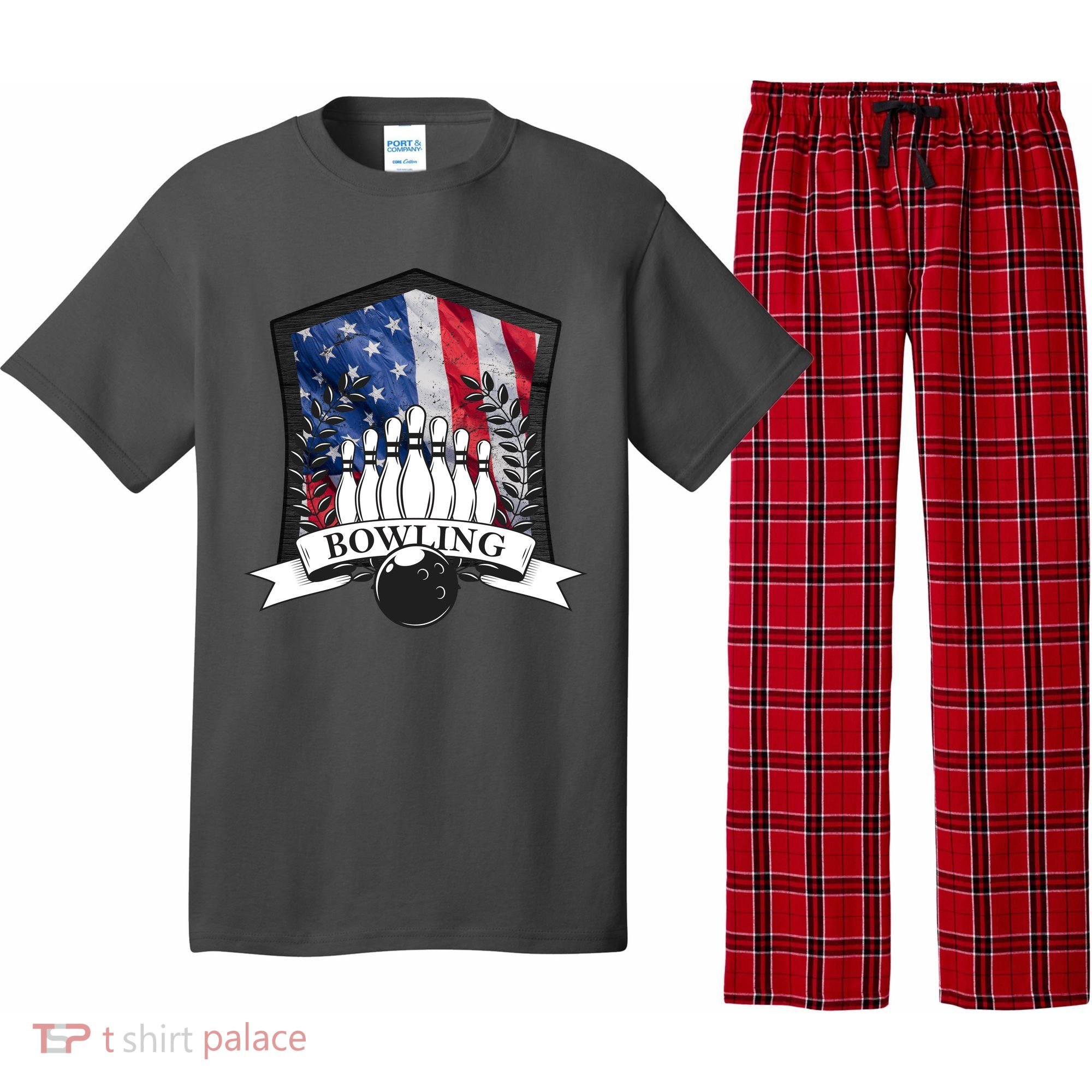 USA Bowling Team Pajama Set