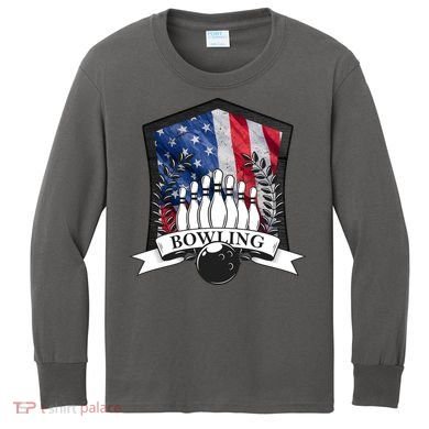USA Bowling Team Kids Long Sleeve Shirt