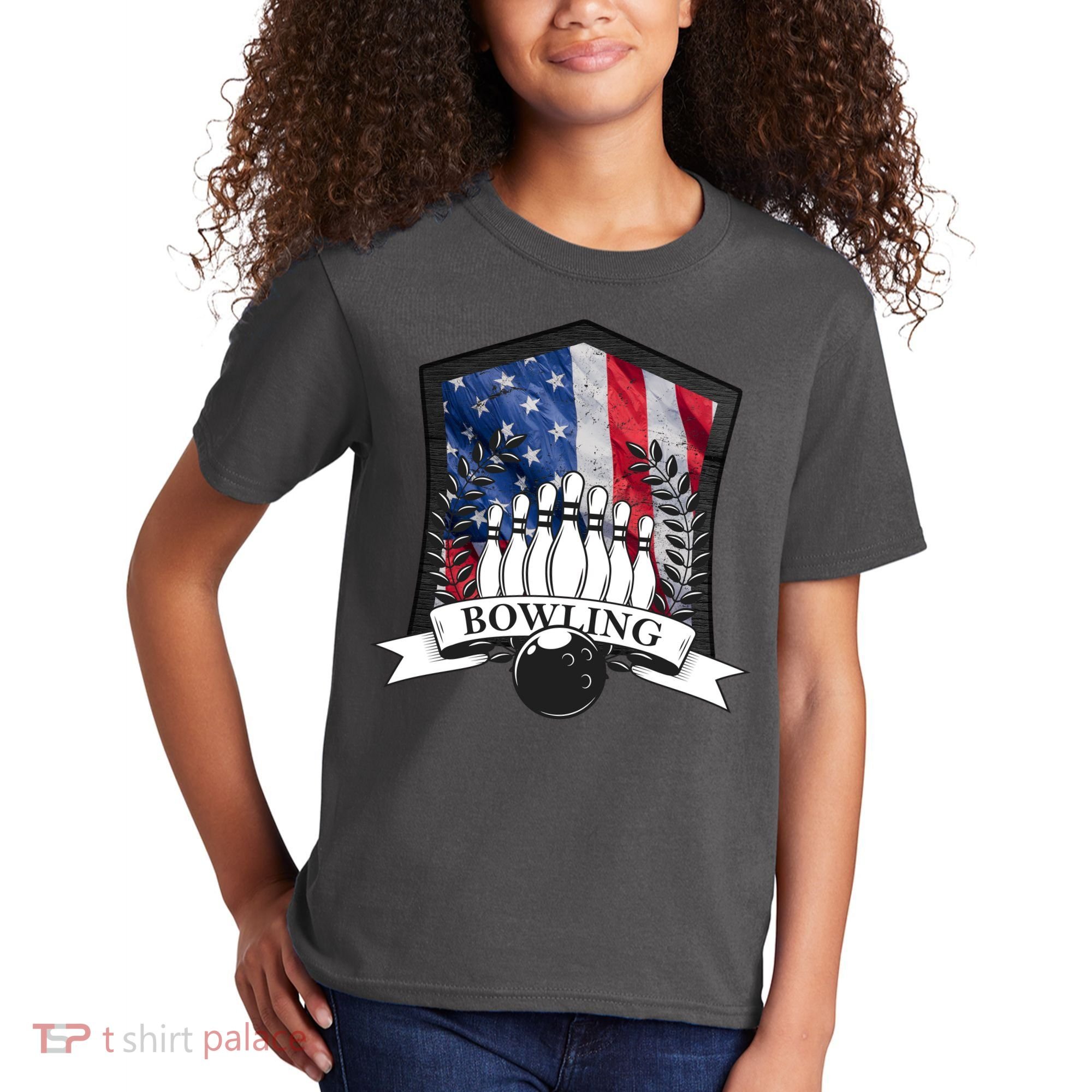 USA Bowling Team Kids T-Shirt