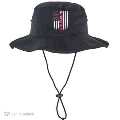 USA Breast Cancer Awareness Fight Logo Bucket Hat