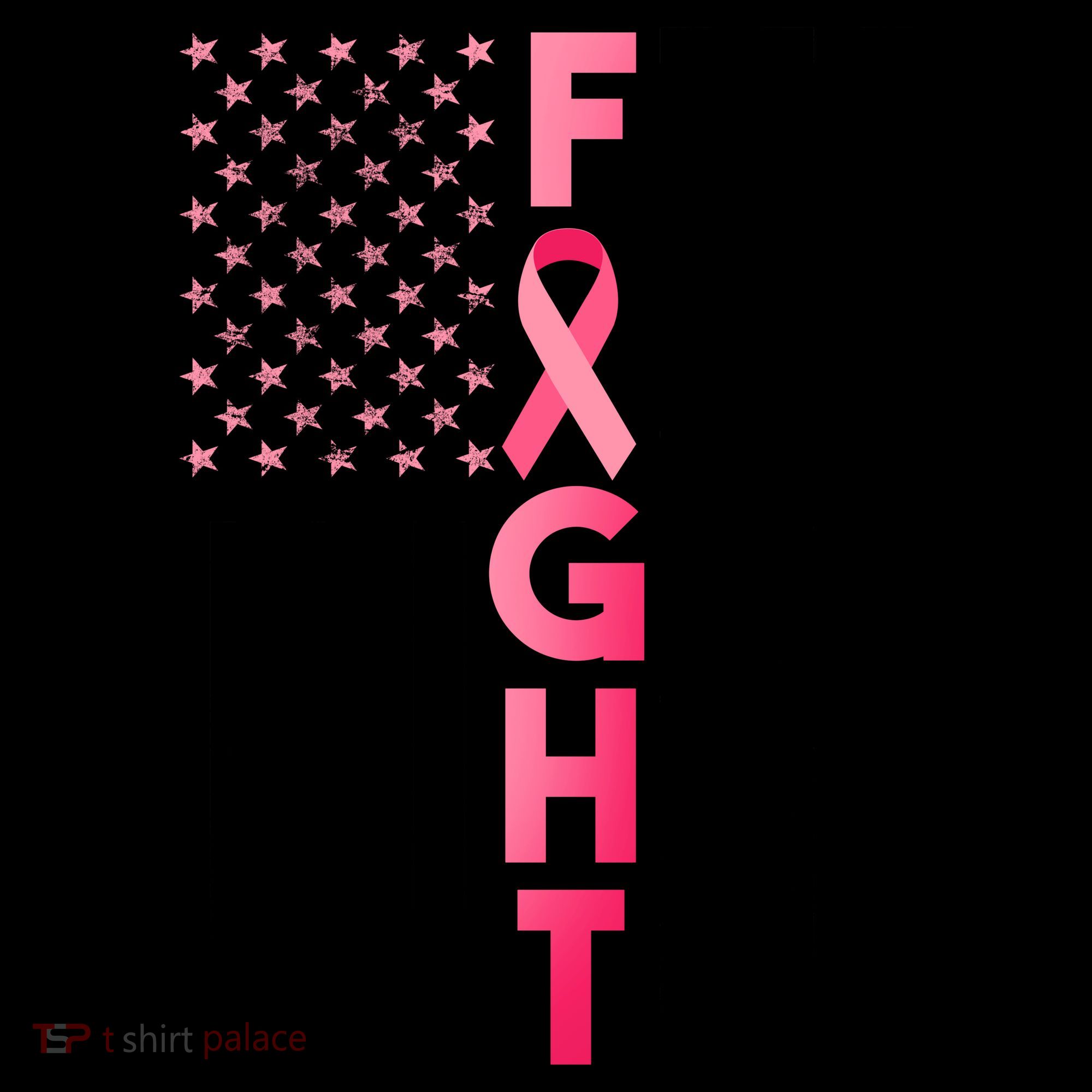 USA Breast Cancer Awareness Fight Logo Coffee Mug