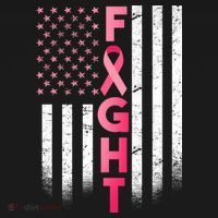 USA Breast Cancer Awareness Fight Logo Women's Tank Top thumb 5