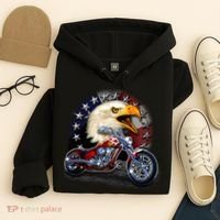 USA Chopper Bald Eagle Muscle Hoodie thumb 4