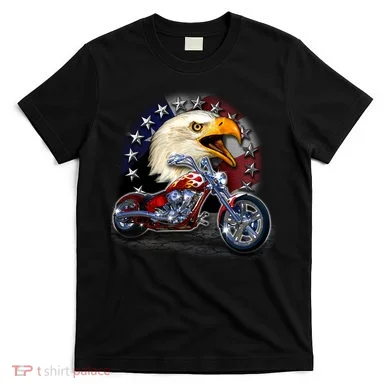 USA Chopper Bald Eagle Muscle T-Shirt