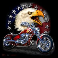 USA Chopper Bald Eagle Muscle Pajama Set thumb 2
