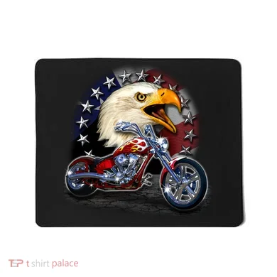 USA Chopper Bald Eagle Muscle Mousepad