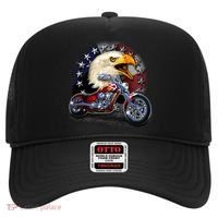 USA Chopper Bald Eagle Muscle Hat thumb 0