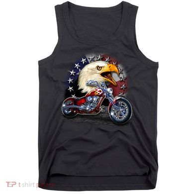 USA Chopper Bald Eagle Muscle Tank Top
