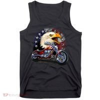 USA Chopper Bald Eagle Muscle Tank Top thumb 0