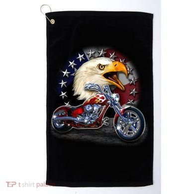 USA Chopper Bald Eagle Muscle Golf Towel