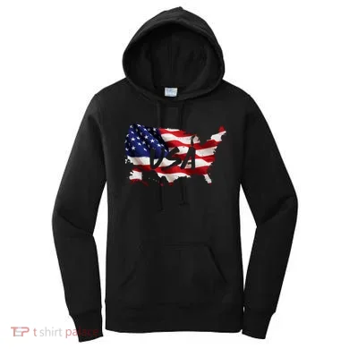 USA Country Flag Women's Hoodie