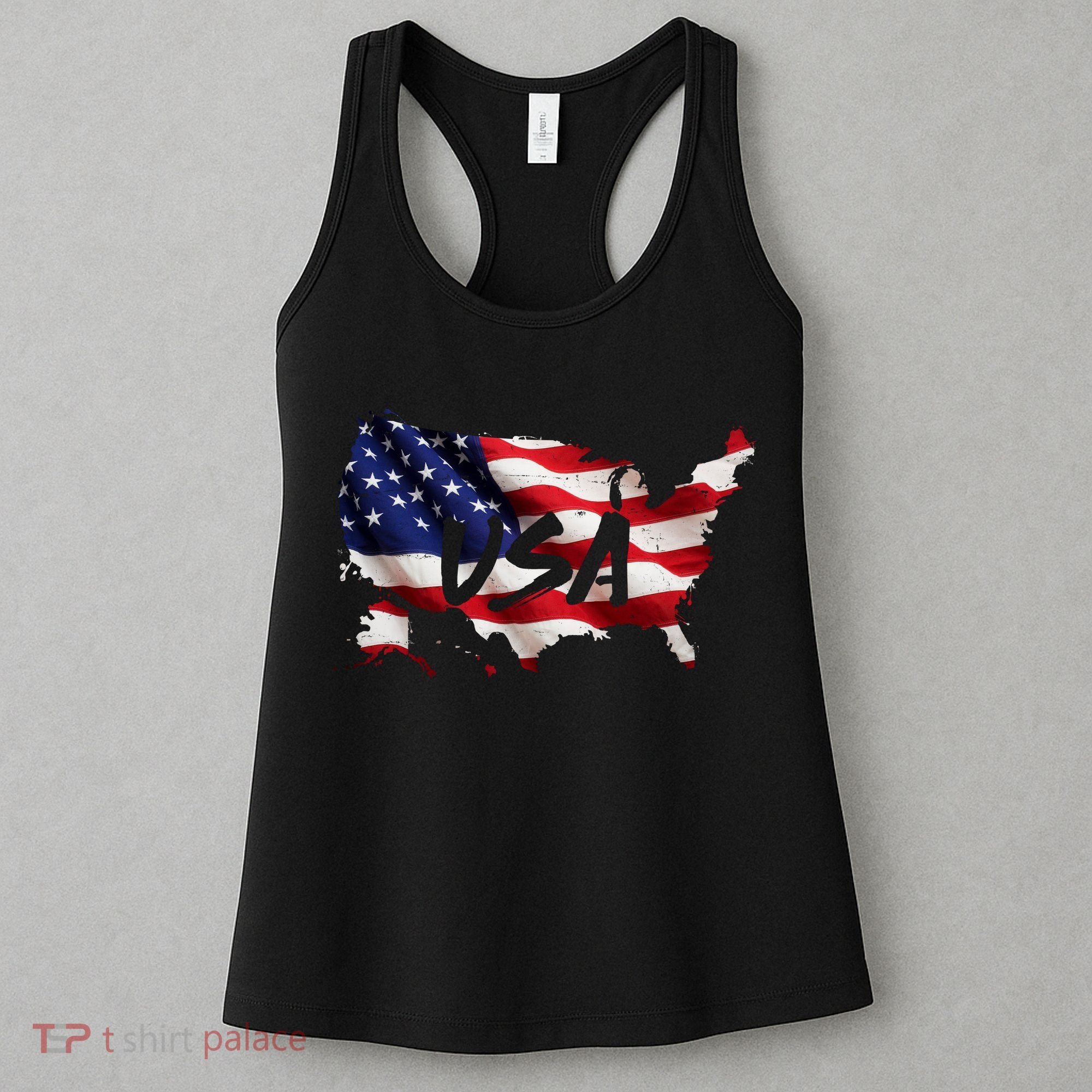 USA Country Flag Women's Tank Top