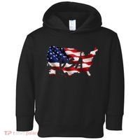 USA Country Flag Toddler Hoodie thumb 0