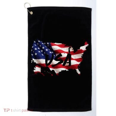 USA Country Flag Golf Towel