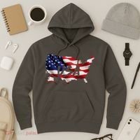 USA Country Flag Hoodie thumb 3