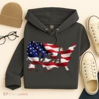 USA Country Flag Hoodie thumb 4