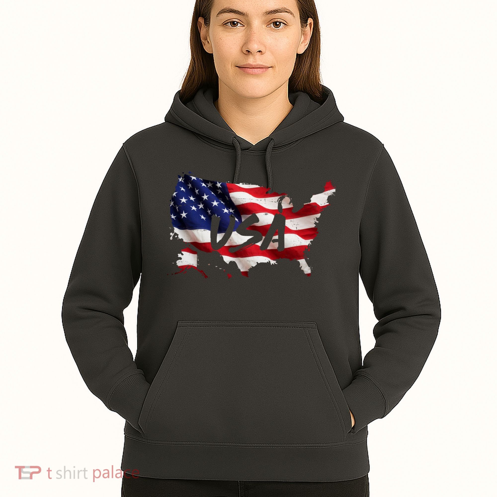 USA Country Flag Hoodie