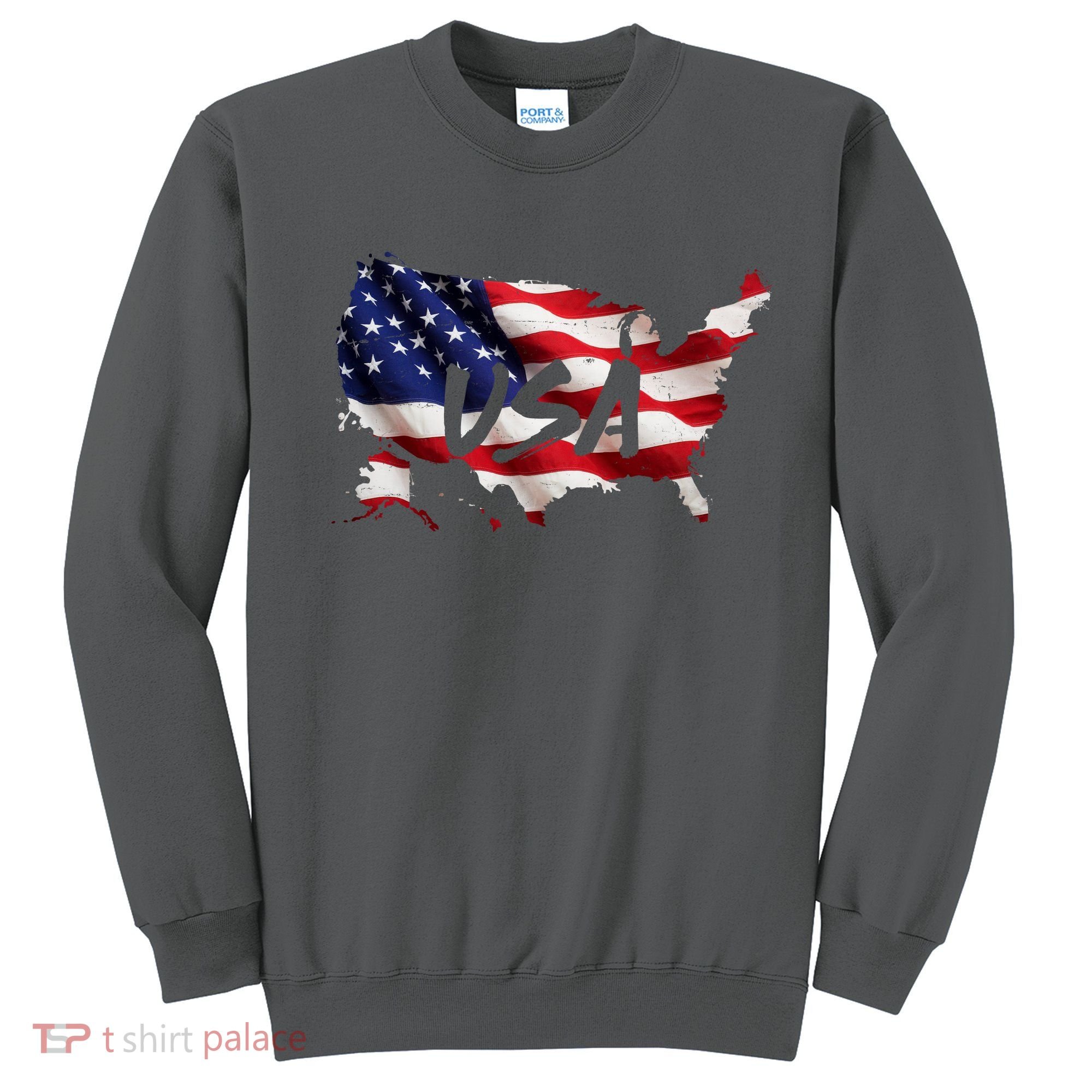 USA Country Flag Sweatshirt