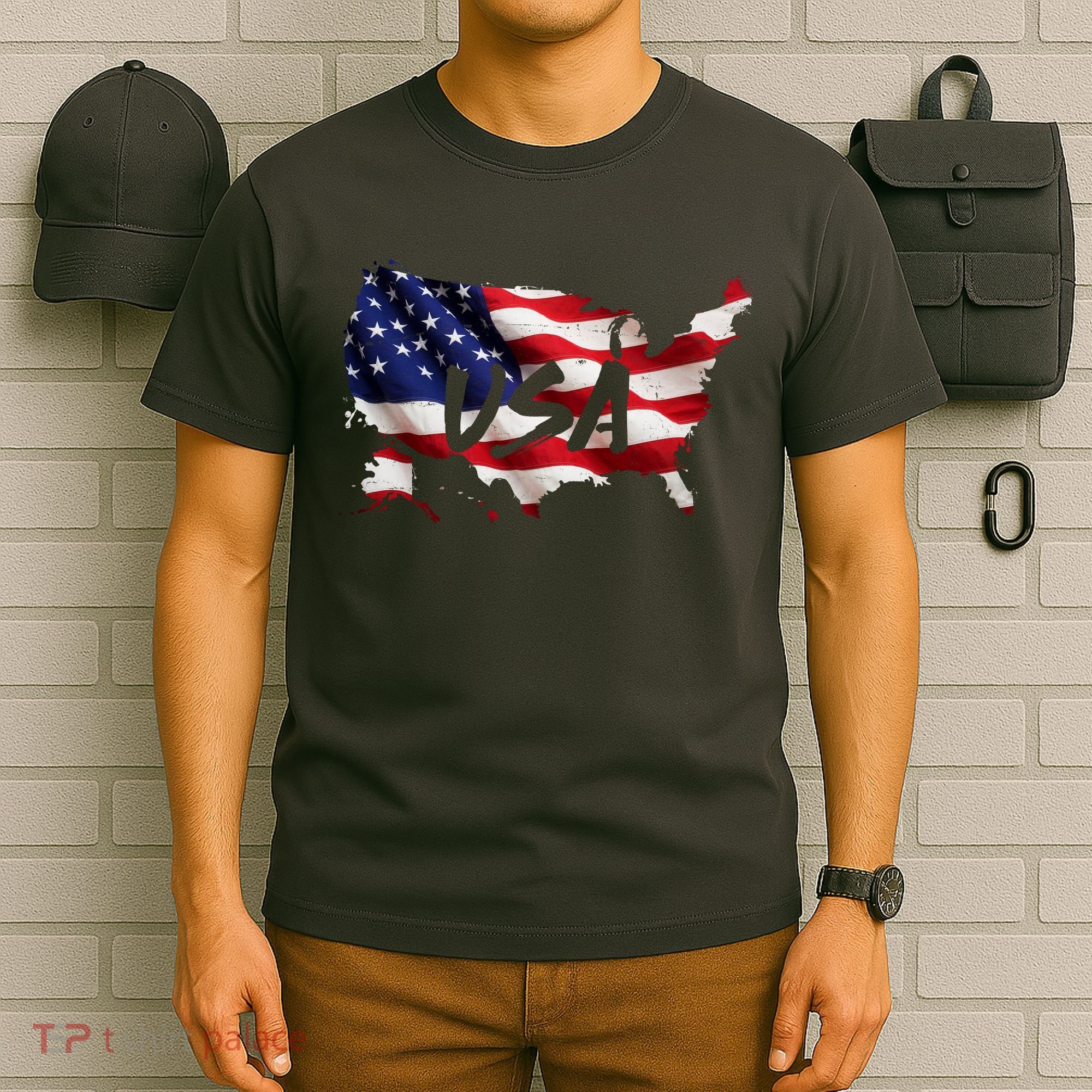 USA Country Flag T-Shirt