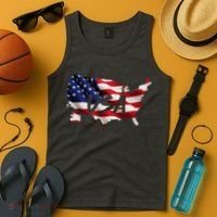 USA Country Flag Tank Top thumb 4