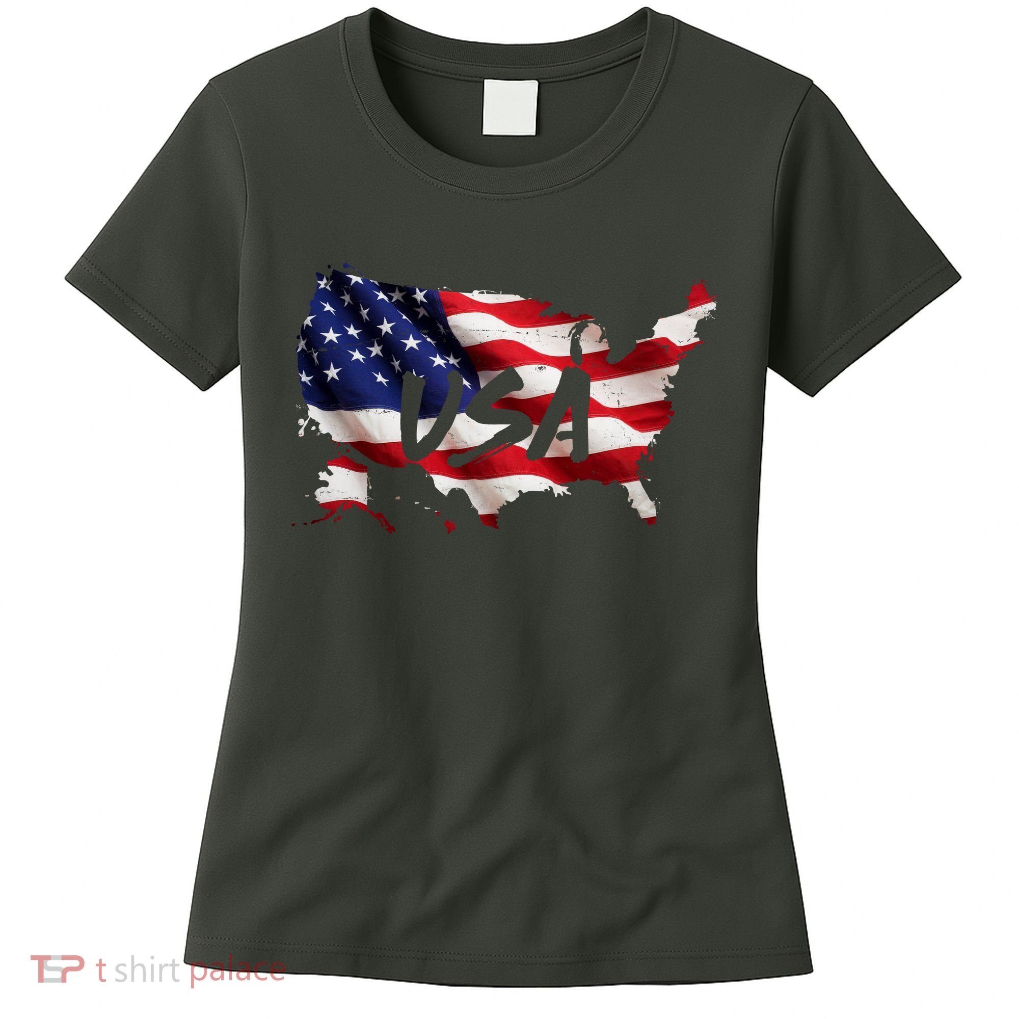 USA Country Flag Women's T-Shirt
