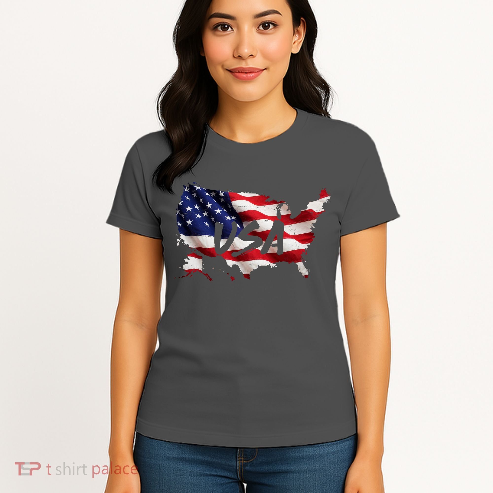 USA Country Flag Women's T-Shirt