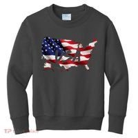 USA Country Flag Kids Sweatshirt thumb 0