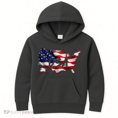 USA Country Flag Kids Hoodie
