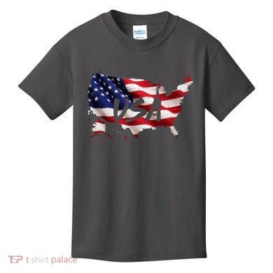 USA Country Flag Kids T-Shirt
