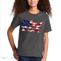 USA Country Flag Kids T-Shirt thumb 2