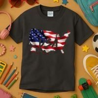 USA Country Flag Kids T-Shirt thumb 3