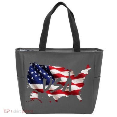 USA Country Flag Tote Bag
