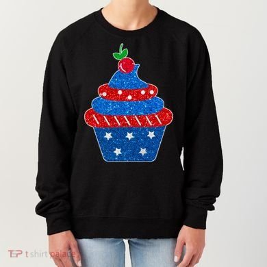 USA Cupcake Cherry On Top Women's Sweatshirt