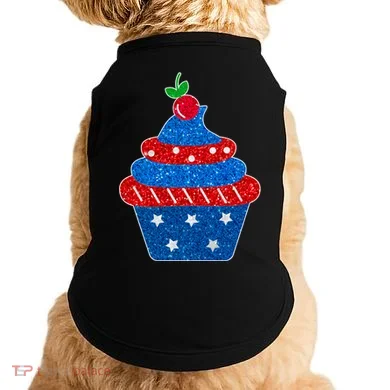USA Cupcake Cherry On Top Doggie Tank