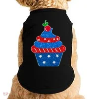 USA Cupcake Cherry On Top Doggie Tank thumb 0