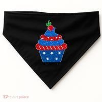 USA Cupcake Cherry On Top USA-Made Doggie Bandana thumb 0