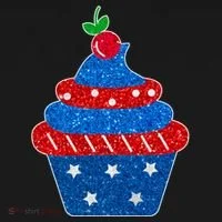 USA Cupcake Cherry On Top Bucket Hat thumb 4