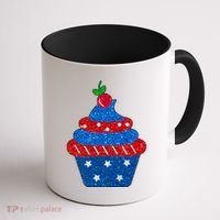 USA Cupcake Cherry On Top Coffee Mug thumb 1