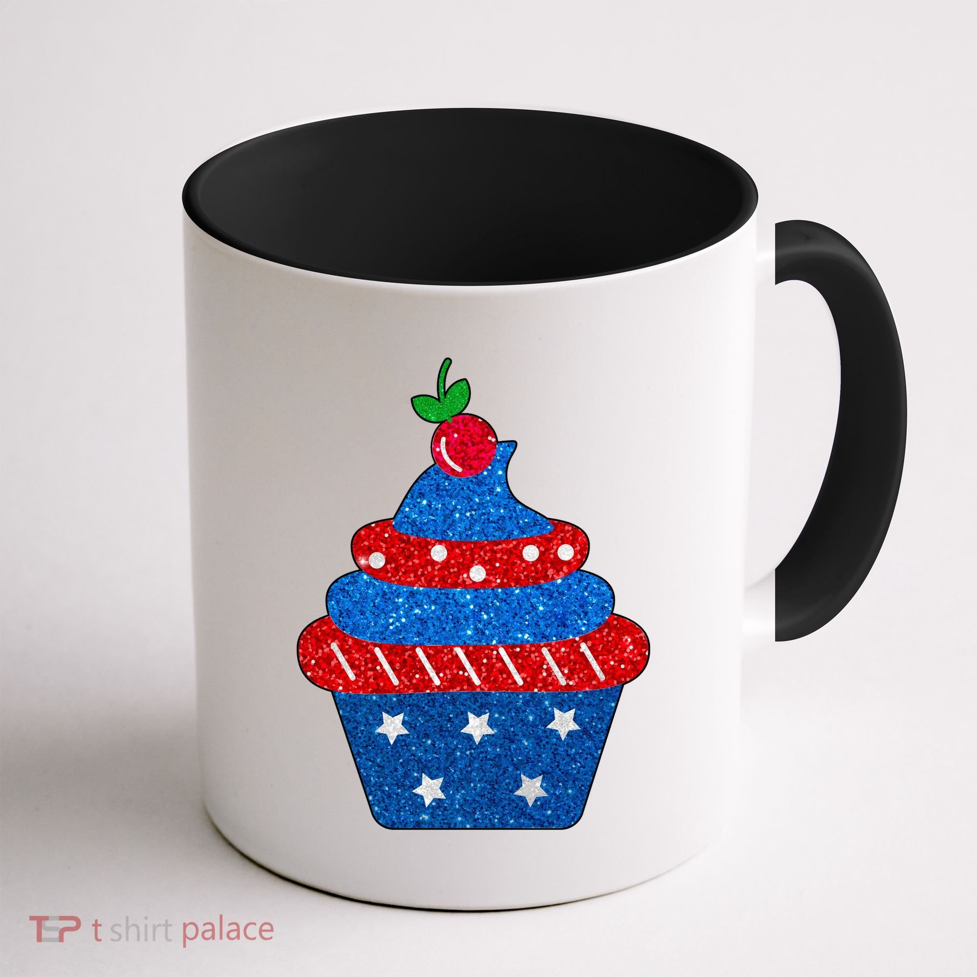 USA Cupcake Cherry On Top Coffee Mug