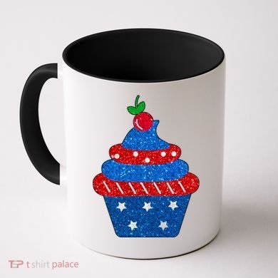 USA Cupcake Cherry On Top Coffee Mug