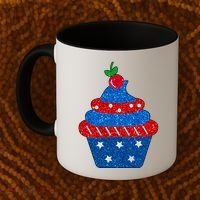 USA Cupcake Cherry On Top Coffee Mug thumb 2