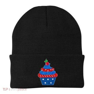 USA Cupcake Cherry On Top Beanie