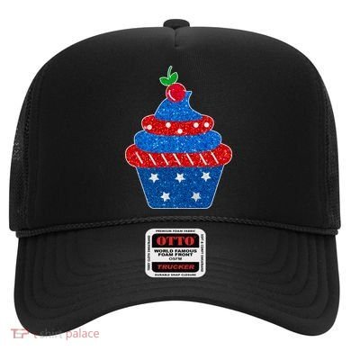 USA Cupcake Cherry On Top Hat