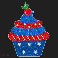 USA Cupcake Cherry On Top Golf Towel thumb 3