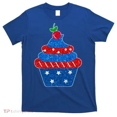 USA Cupcake Cherry On Top T-Shirt