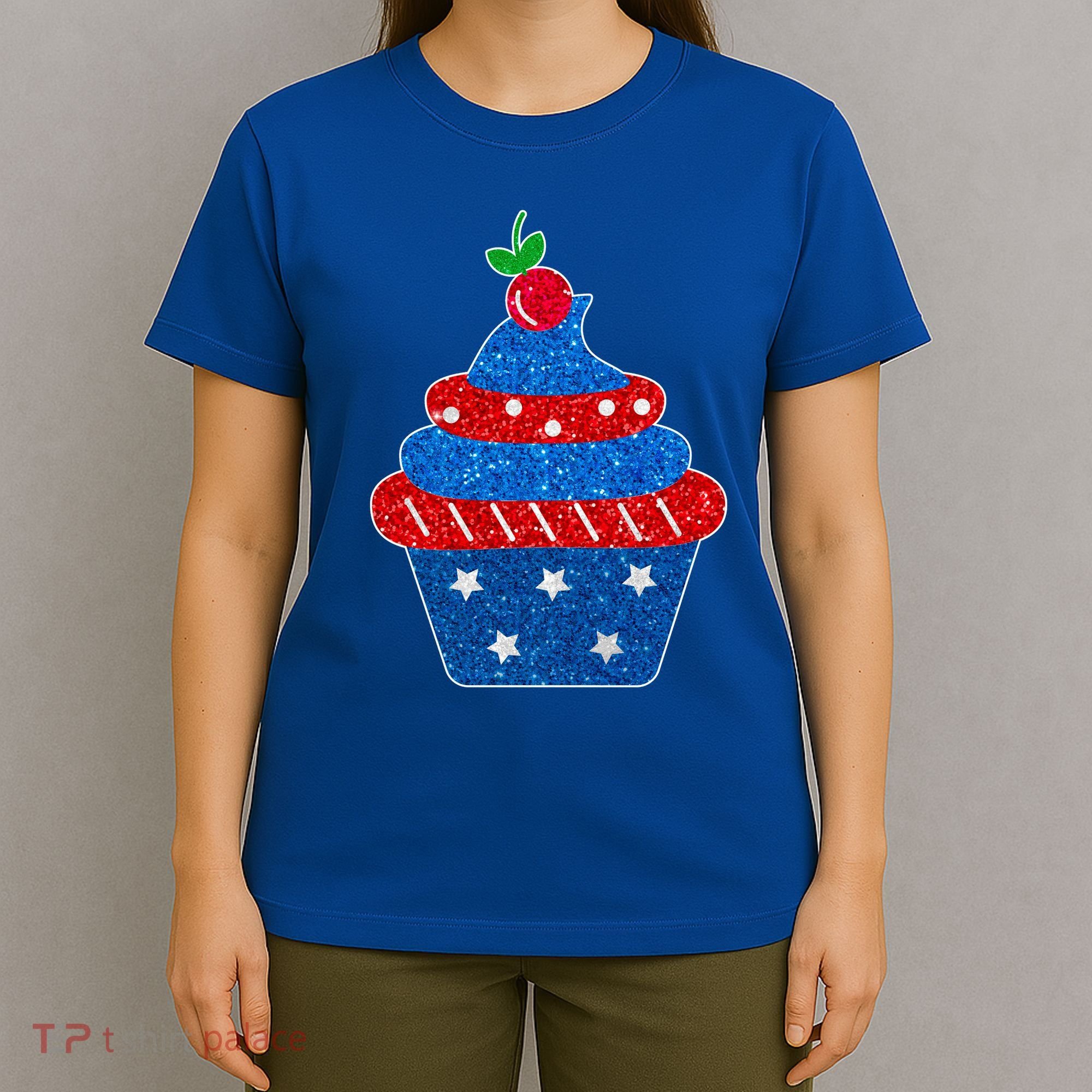 USA Cupcake Cherry On Top T-Shirt